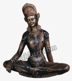 Lord Tara Devi Fiber Statue - Statue, HD Png Download, Free Download