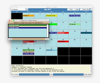 Python Calendar Gui, HD Png Download, Free Download