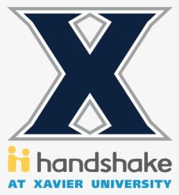 Handshake Logo Vertical Final Rgb For Screen Viewing - Xavier University, HD Png Download, Free Download