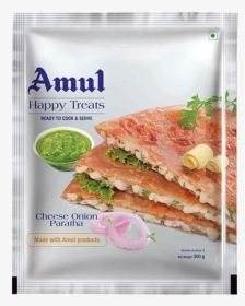 Amul Cheese Onion Paratha, HD Png Download, Free Download