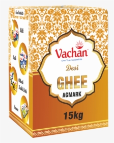Vachan 100% Pure Indian Desi Ghee - Label, HD Png Download, Free Download