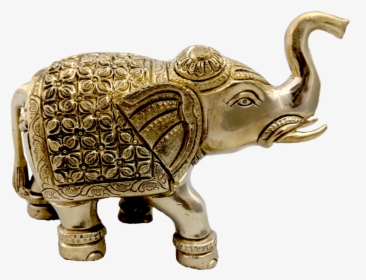 Indian Brass Handicraft Elephant With Trunk Up - Indian Elephant, HD ...