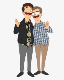 Got Asked To Draw A Couple In Bob’s Burgers Style - Cartoon, HD Png Download, Free Download