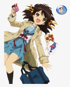 Haruhi Suzumiya - Haruhi Suzumiya Render, HD Png Download, Free Download