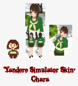 Yandere Sim Chara Skin, HD Png Download, Free Download