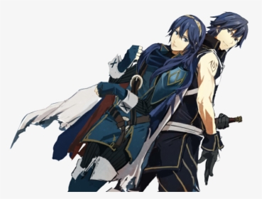 #chrom #lucina - Fire Emblem Awakening Chrom And Lucina, HD Png Download, Free Download