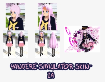 Yandere Simulator Skin Ia , Png Download - Yandere Simulator Skin Ia, Transparent Png, Free Download