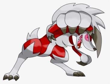 Pokemon Lycanroc Night Form, HD Png Download, Free Download