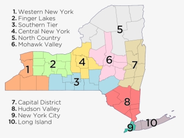 Regions Of New York, HD Png Download, Free Download