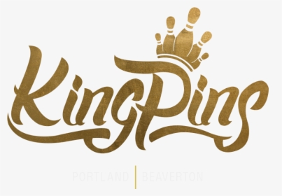Kingpins Logo Gold - Calligraphy, HD Png Download, Free Download