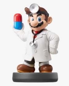 Super Smash Bros - Super Smash Bros Dr Mario Amiibo, HD Png Download, Free Download