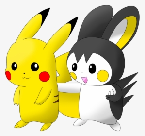 Emolga And Pikachu - Pikachu And Emolga, HD Png Download, Free Download