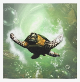 Cute Turtle Square Towel 13“x13” - Box Turtle, HD Png Download, Free Download