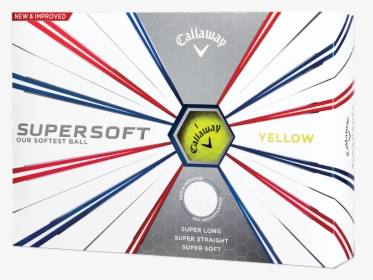 Callaway Supersoft Yellow Golf Balls - 2019 Supersoft Golf Ball, HD Png Download, Free Download