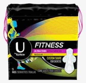 Fitness Ultra Thin Pads Regular Box - Box, HD Png Download, Free Download