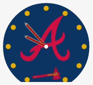 Atlanta Braves Watch Face Preview - Circle, HD Png Download, Free Download