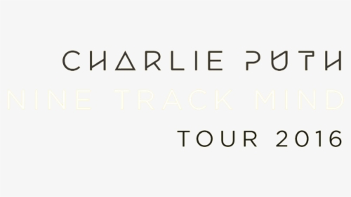 Charlie Puth"s Fundraiser - Charlie Puth Logo Transparent, HD Png Download, Free Download