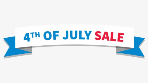 4th Of July Sale Ribbon - Signage, HD Png Download, Free Download