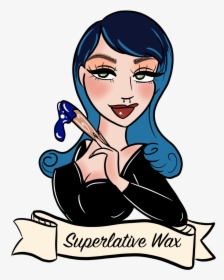 Superlative Wax Logo-no Background - Cartoon, HD Png Download, Free Download