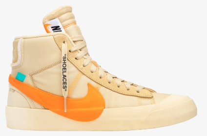 Transparent All White Png - Nike Blazer Mid Off White, Png Download, Free Download