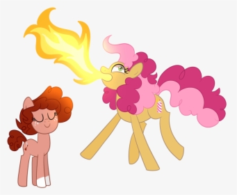 Ashiida, Earth Pony, Female, Fire, Fire Breath, Mare, - Cartoon, HD Png Download, Free Download