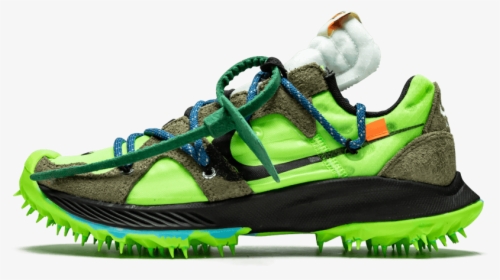 Nike X Off White Zoom Terra Kiger 5 Electric Green - Zoom Terra Kiger 5 Off White, HD Png Download, Free Download