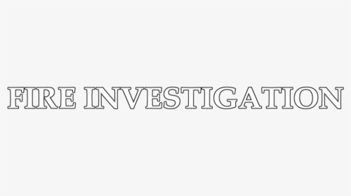 Fire Investigation - Graphics, HD Png Download, Free Download