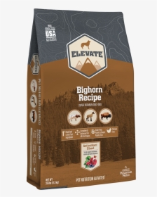 Elevate Bighorn Recipe 25-pound Bag Super Premium Dog, HD Png Download, Free Download
