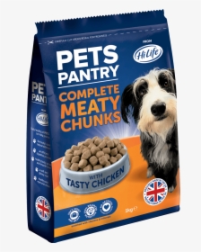 Pets Pantry From Hilife Complete Meaty Chunks With - Companion Dog, HD Png Download, Free Download
