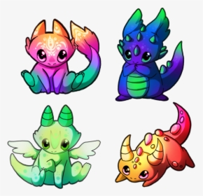 Legendary Creature Drawing Dragon Clip Art Child - Cute Drawings Of Dragons, HD Png Download, Free Download