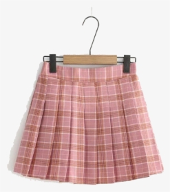 Plaid Skirt Transparent Images - Miniskirt, HD Png Download, Free Download