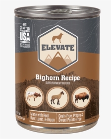 Elevate Bighorn Recipe 12-ounce Super Premium Dog Food - 13 Ounces, HD Png Download, Free Download