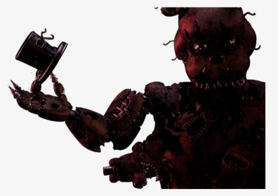 Nightmare Freddy Face - Fnaf 4 Nightmare Freddy Png, Transparent Png, Free Download