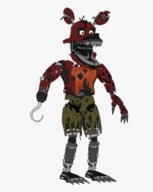 Download Nightmare Foxy Transparent - Fnaf 4 Foxy Png, Png Download, Free Download