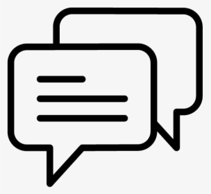 What Has Been Done - Conversation Icon White Png, Transparent Png, Free Download