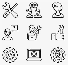 Technical Support Icons - Family Line Icon Png, Transparent Png, Free Download