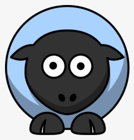 Transparent To The Right Of Clipart - Fat Cartoon Sheep, HD Png Download, Free Download