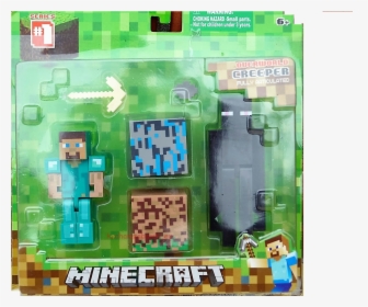 Steve I Enderman Figurki Minecraft - Minecraft, HD Png Download, Free Download