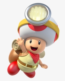 Captain Toad Png - Captain Toad Treasure Tracker Toad, Transparent Png, Free Download