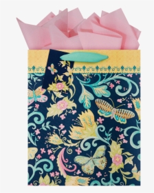 Scroll And Flower Large Bag"     Data Rimg="lazy"  - Paper Bag, HD Png Download, Free Download