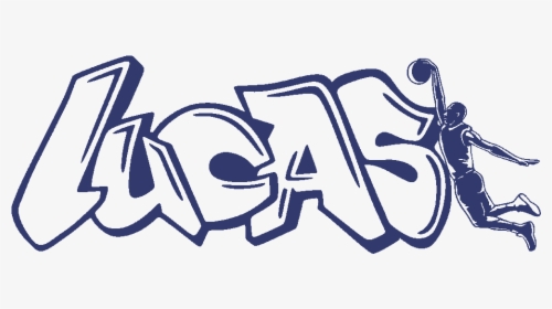 Stickers Lucas Basketball Art - Luca Graffiti, HD Png Download, Free Download