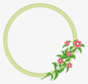 Round Flower Frame Png - Portable Network Graphics, Transparent Png, Free Download