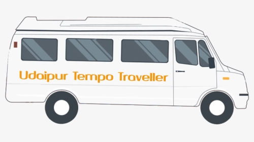 Tempotraveller - Tempo Traveller Back Png, Transparent Png, Free Download