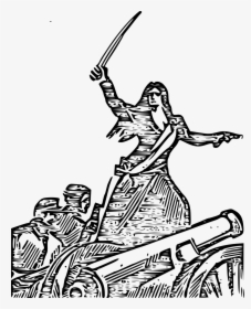 Commune Of Paris Woodcuts Cannons Free Photo - Public Domain Women Woodcuts, HD Png Download, Free Download