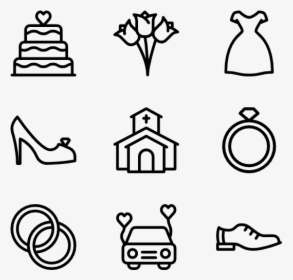 Wedding - Wedding Icons, HD Png Download, Free Download