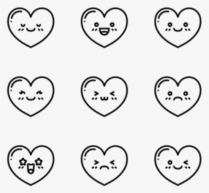 Heart Emoticons - Set Point Icon, HD Png Download, Free Download