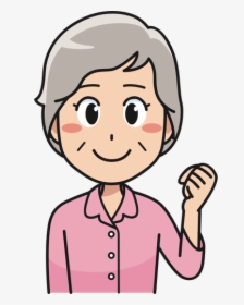 Elderly Lady With An Idea - Grandfather Png, Transparent Png, Free Download