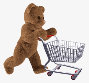 Teddy Bear Shopping Clipart, HD Png Download, Free Download