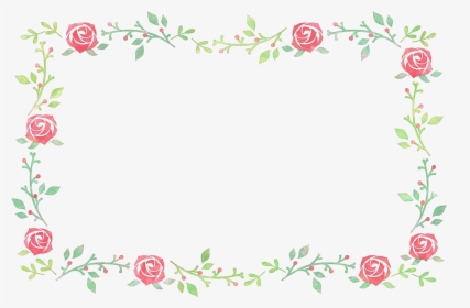 Flower Festival Watercolor Painting - Flower Frame Painting Png, Transparent Png, Free Download
