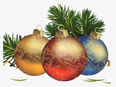 Transparent Corner Ornament Png - Transparent Background Christmas Ball Png, Png Download, Free Download